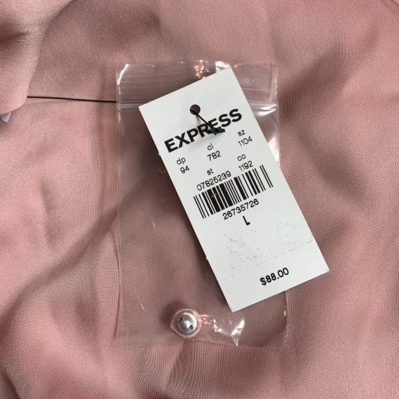 Pink Formal Halter Top Midi Dress - Picture 4 of 4